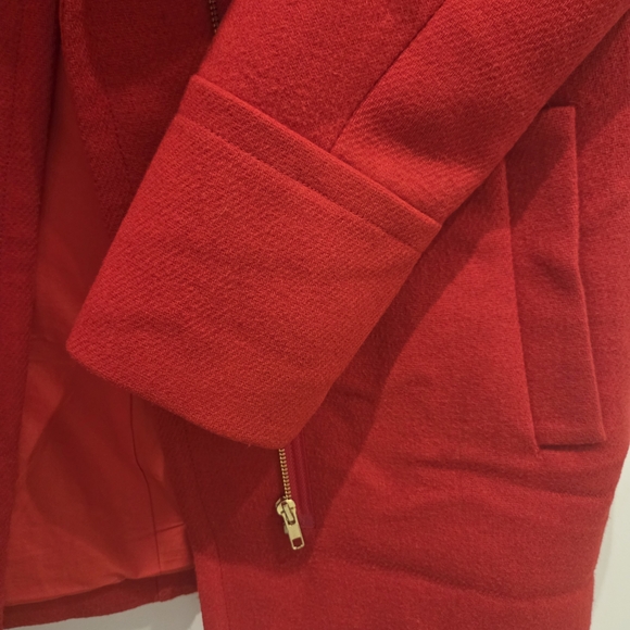 J. Crew Women's Red Trench Coat - Picture 8 of 13